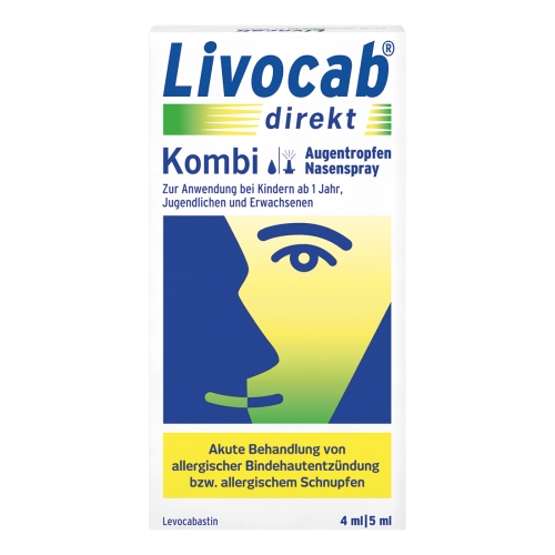 LIVOCAB direkt Kombi 4 ml Augentr.+5 ml Nasenspray