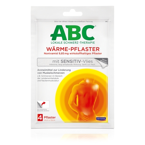 ABC Wärme-Pflaster sensitive Hansaplast med 10x14
