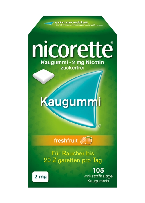 NICORETTE 2 mg freshfruit Kaugummi