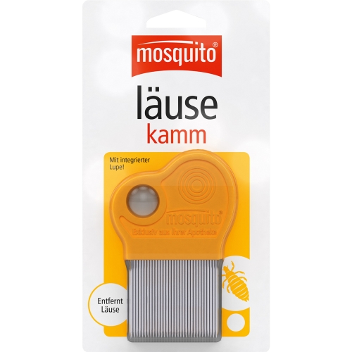 MOSQUITO Nissenkamm Metall mit Lupe