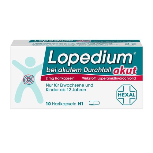 LOPEDIUM akut bei akutem Durchfall Hartkapseln