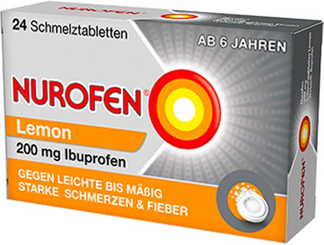 NUROFEN 200 mg Schmelztabletten Lemon