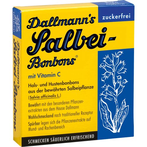 DALLMANN'S Salbei-Bonbons zuckerfrei