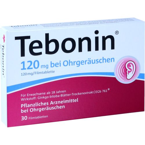 TEBONIN 120 mg bei Ohrgeräuschen Filmtabletten