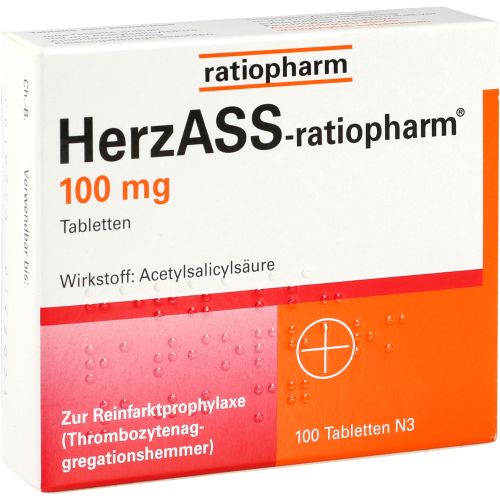 HERZASS-ratiopharm 100 mg Tabletten
