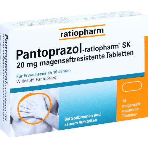 PANTOPRAZOL-ratiopharm SK 20 mg magensaftres.Tabl.