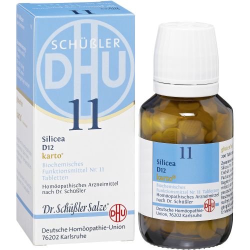 BIOCHEMIE DHU 11 Silicea D 12 Tabl.Karto