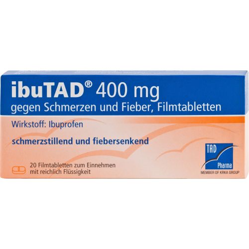 ibuTAD 400mg gegen Schmerzen und Fieber Filmtabl.