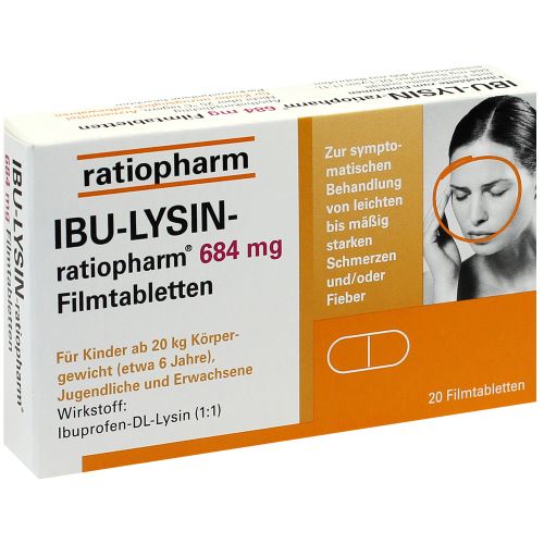 IBU-LYSIN-ratiopharm 684 mg Filmtabletten