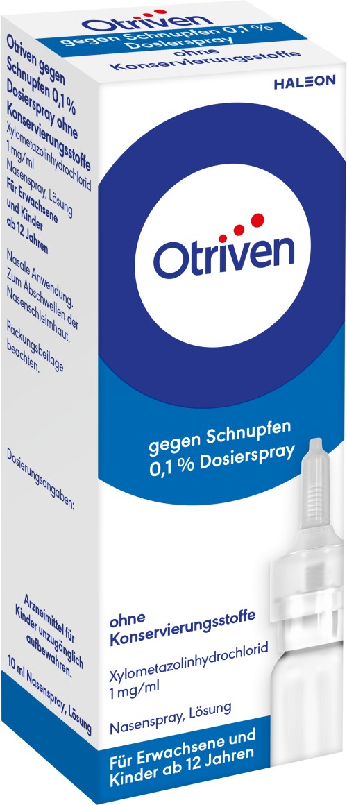 Otriven 0.1% Dosierspray o.Konservierungsstoffe