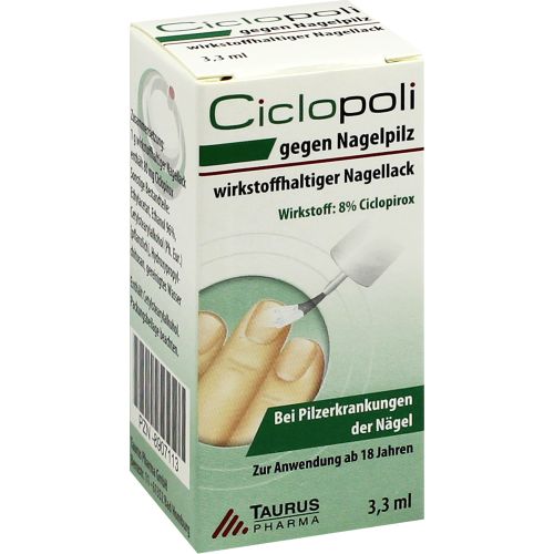 CICLOPOLI gegen Nagelpilz wirkstoffhalt.Nagellack