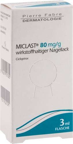 MICLAST 80 mg/g wirkstoffhaltiger Nagellack