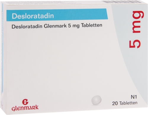 DESLORATADIN Glenmark 5 mg Tabletten