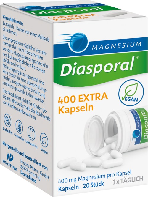 MAGNESIUM DIASPORAL 400 Extra Kapseln