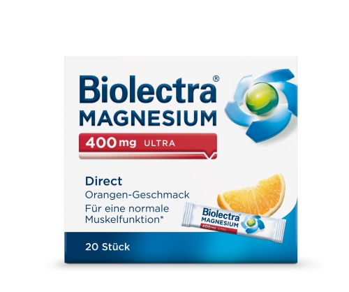 BIOLECTRA Magnesium 400 mg ultra Direct Orange
