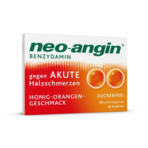 NEO-ANGIN Benzydamin akute Halsschmerz.Honig-Oran.