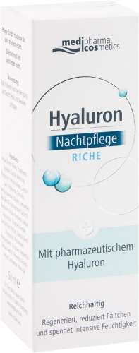 HYALURON NACHTPFLEGE riche Creme