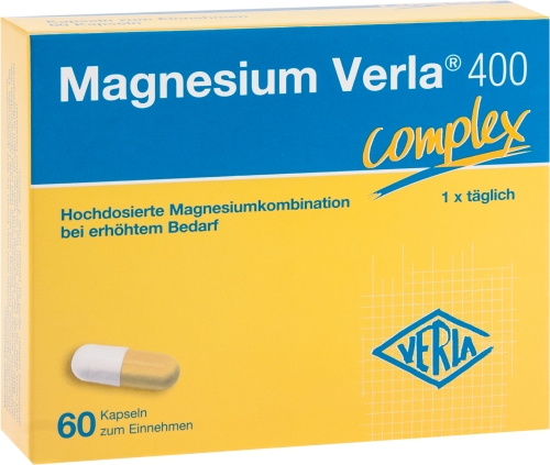 MAGNESIUM VERLA 400 Kapseln
