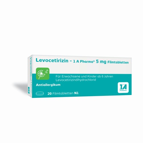 LEVOCETIRIZIN-1A Pharma 5 mg Filmtabletten