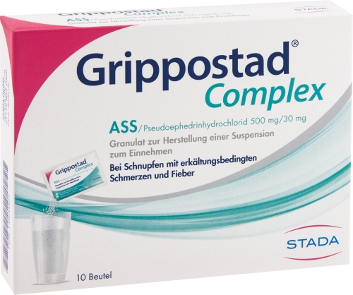 GRIPPOSTAD Complex ASS/Pseudoephedrin 500 mg/30 mg