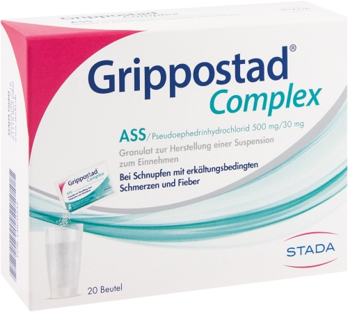 GRIPPOSTAD Complex ASS/Pseudoephedrin 500 mg/30 mg