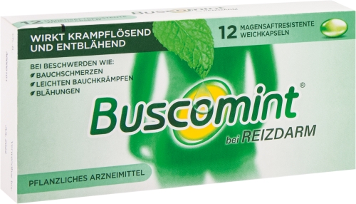 BUSCOMINT bei Reizdarm 0,2 ml magensaftr.Weichkps.