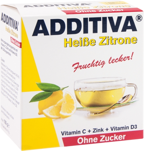 ADDITIVA heiße Zitrone ohne Zucker Sachets