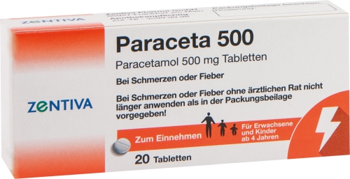 PARACETA 500 Tabletten