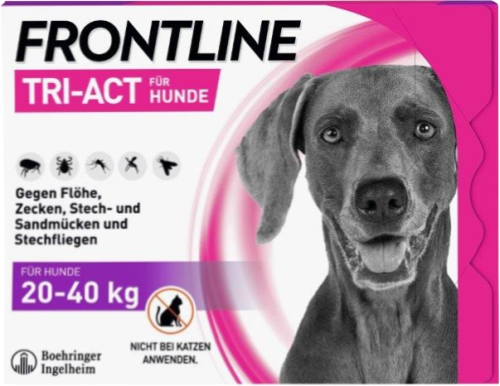 FRONTLINE Tri-Act Lsg.z.Auftropfen f.Hunde 20-40kg