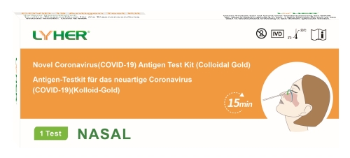 LYHER Antigen Schnelltest Nasenabstrich